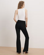 Veronica Beard Beverly Skinny-Flare Jean - Onyx