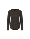 Veronica Beard Mason Baseball T-Shirt - Charcoal