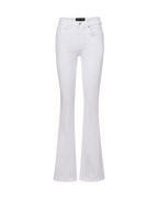 Veronica Beard Beverly Skinny-Flare Jean - White