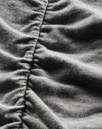 Veronica Beard Theresa Ruched Turtleneck - Heather Grey