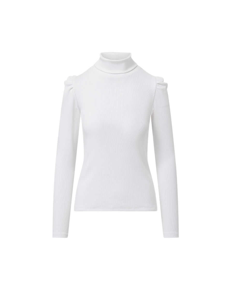 Veronica Beard Cedar Turtleneck - White