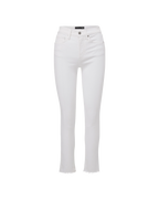 Veronica Beard Carly Slim-Fit Jean - White