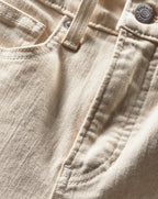 Veronica Beard Taylor Wide-Leg Jean - Ecru