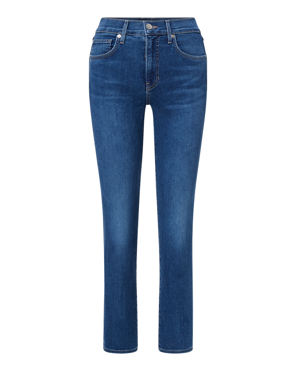 Veronica Beard Carly Kick-Flare Jean - Bright Blue