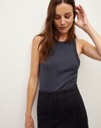Veronica Beard Jordyn Tank Top - Navy