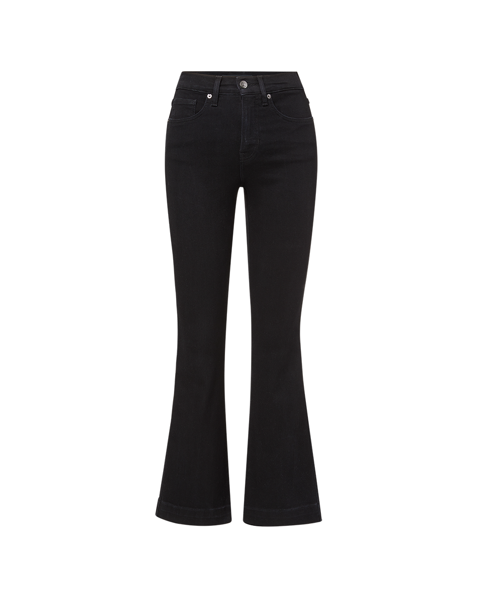 Veronica Beard Carson Kick-Flare Jean - Onyx