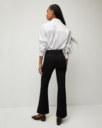 Veronica Beard Carson Kick-Flare Jean - Onyx