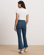 Veronica Beard Carson Kick-Flare Jean - Bright Blue