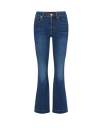 Veronica Beard Blue denim flare jeans.