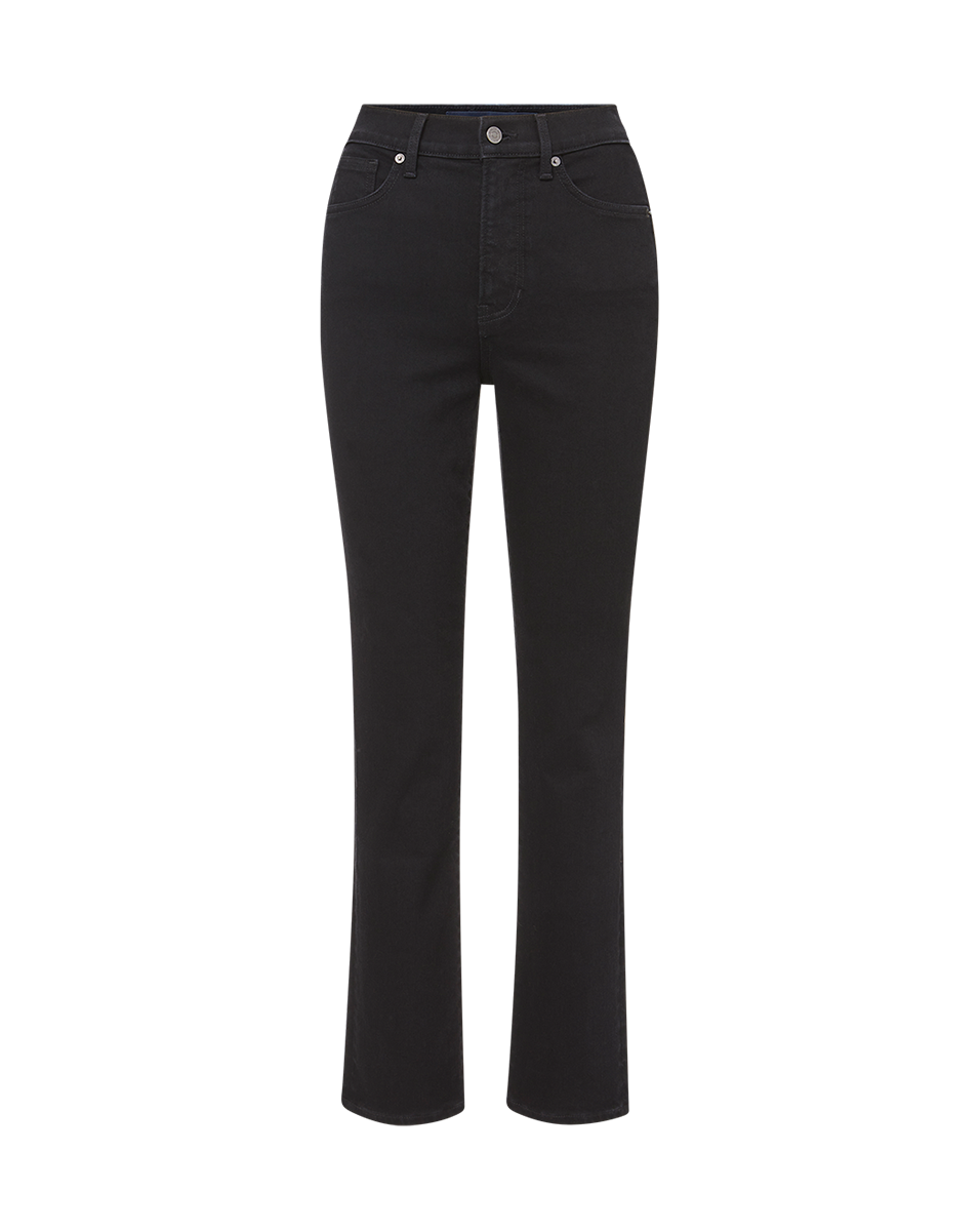 Veronica Beard Ryleigh Slim Straight-Leg Jean - Onyx