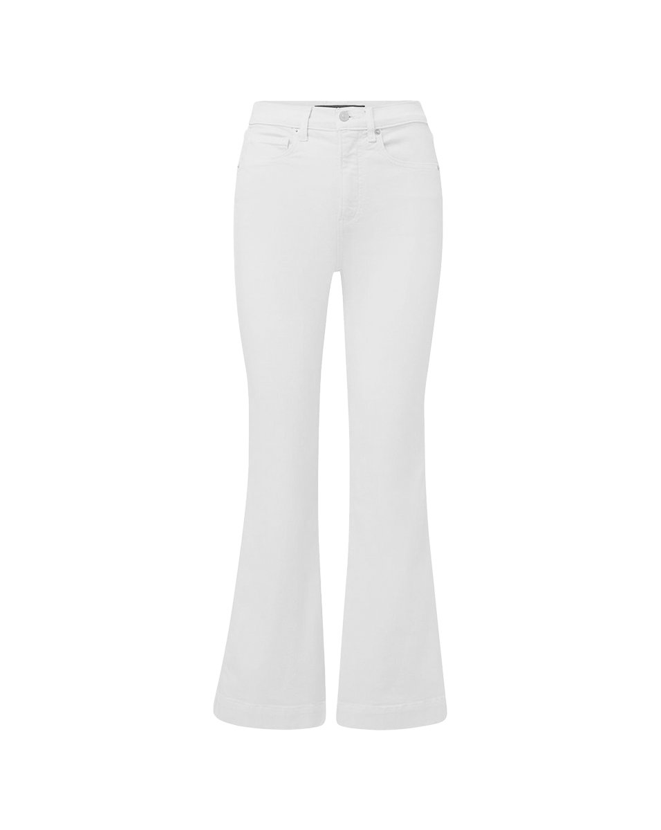 Veronica Beard Carson Kick-Flare Jean - White