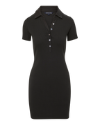 Veronica Beard Bailey Polo Minidress - Black