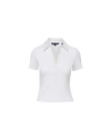 Veronica Beard Kearney Button-Down T-Shirt - White
