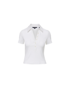 Veronica Beard Kearney Button-Down T-Shirt - White