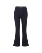 Veronica Beard Carson Off-Duty Kick-Flare Jean Oxford