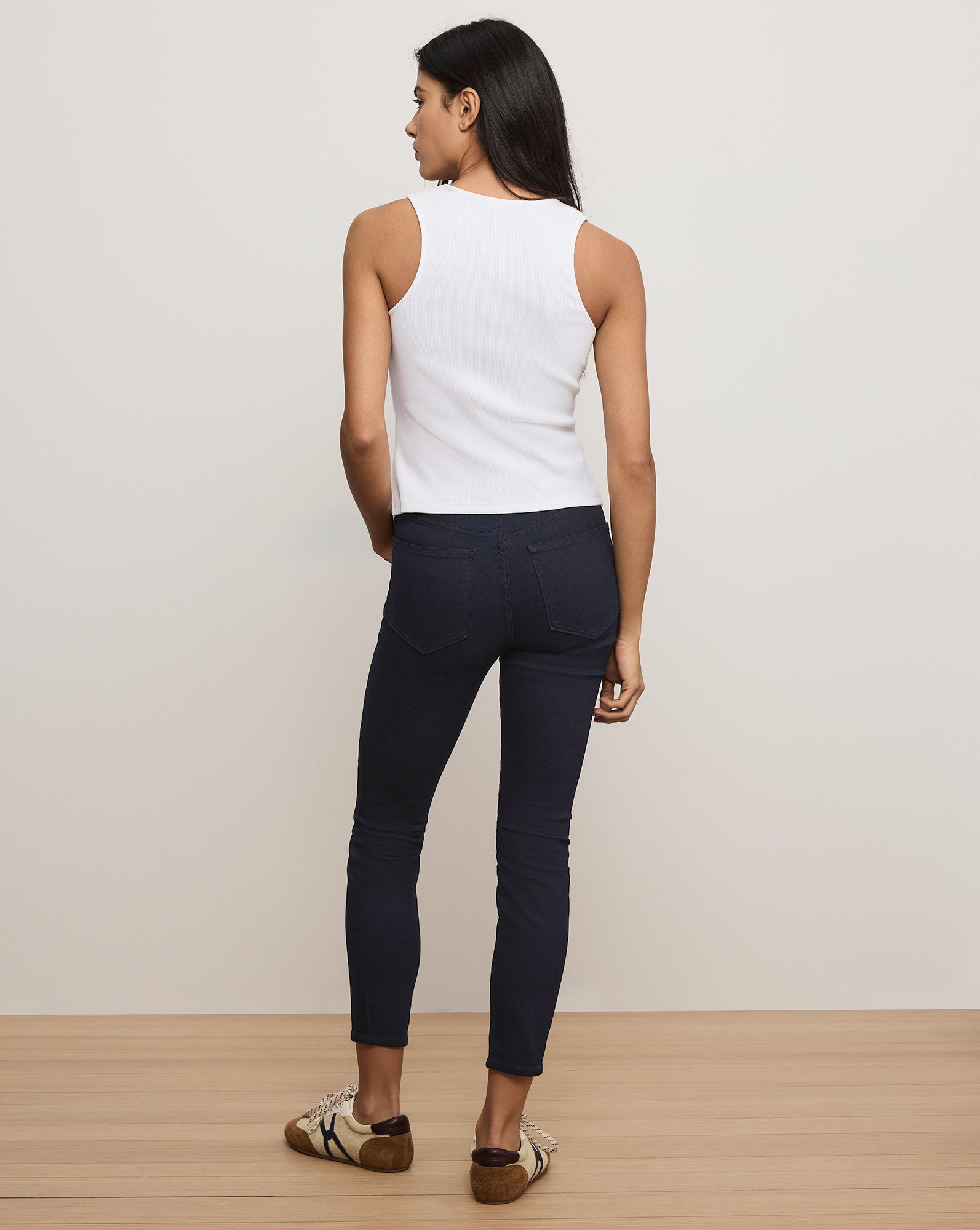 Veronica Beard Hoorne Button-Down Tank Top - White