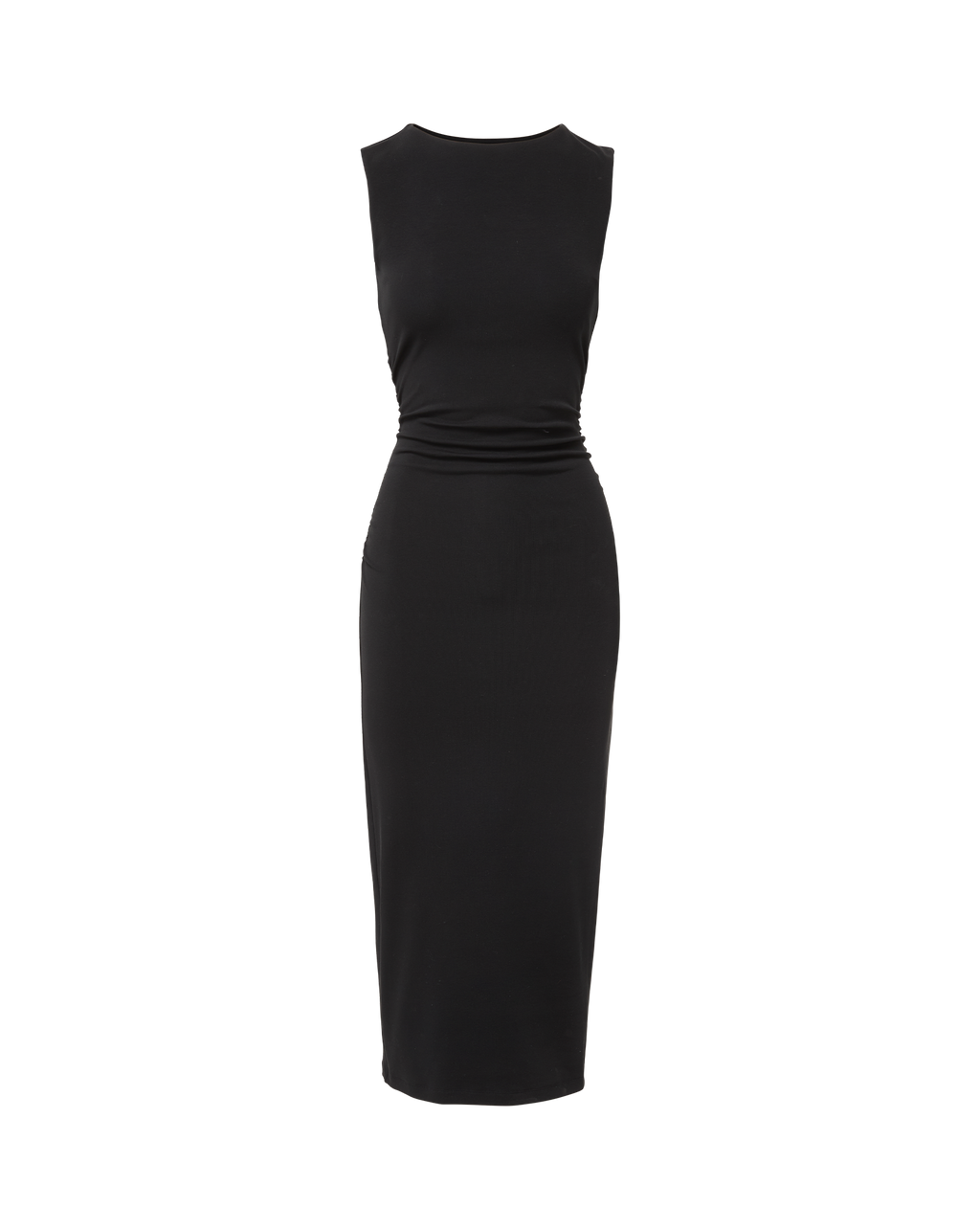 Veronica Beard Charissa Stretch-Cotton Midi Dress Black