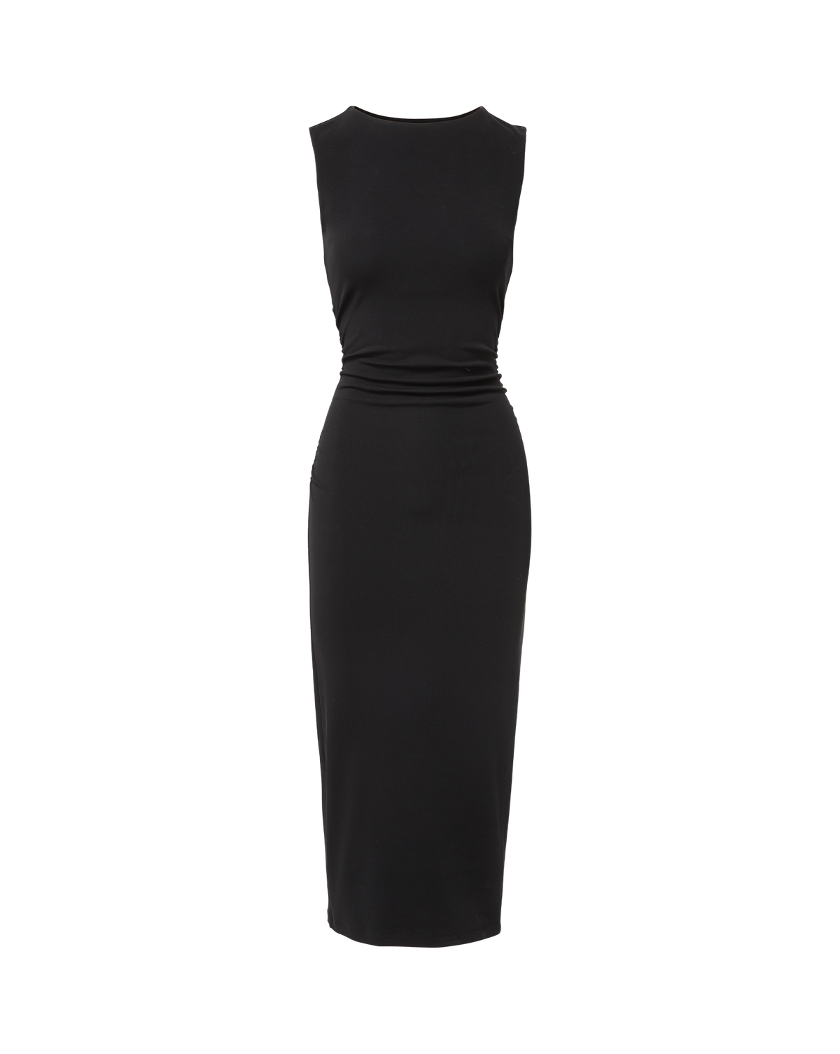 Veronica Beard Charissa Stretch-Cotton Midi Dress Black