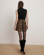 Veronica Beard Mylie Mock-Neck Tank Top - Black