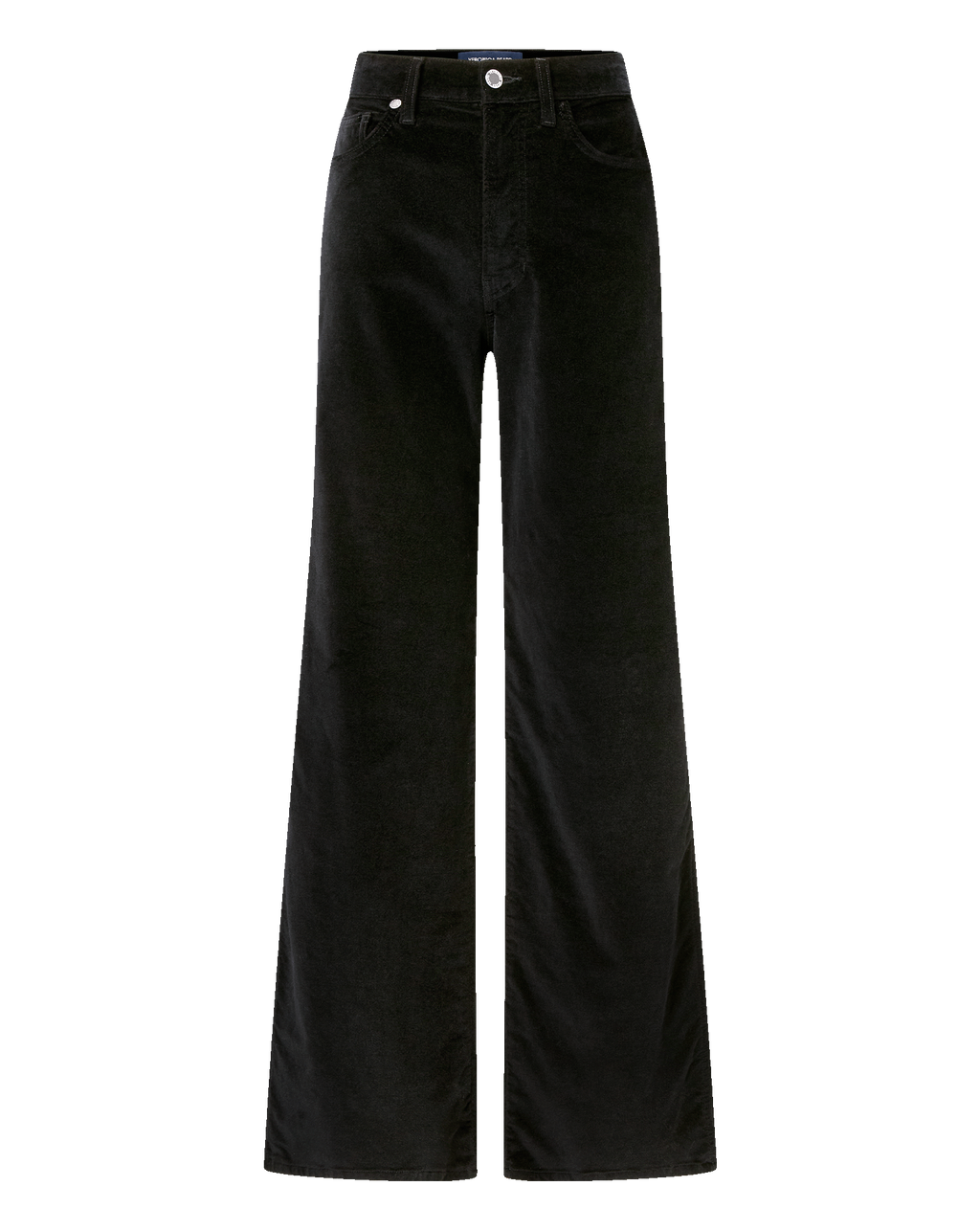 Veronica Beard Taylor Velvet Wide-Leg Pant - Black