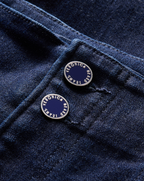 Veronica Beard Beverly Seamed Skinny-Flare Jean - Indigo Rinse