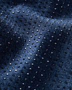 Veronica Beard Crosbie Rhinestone Slim Wide-Leg Jean - Indigo Rinse