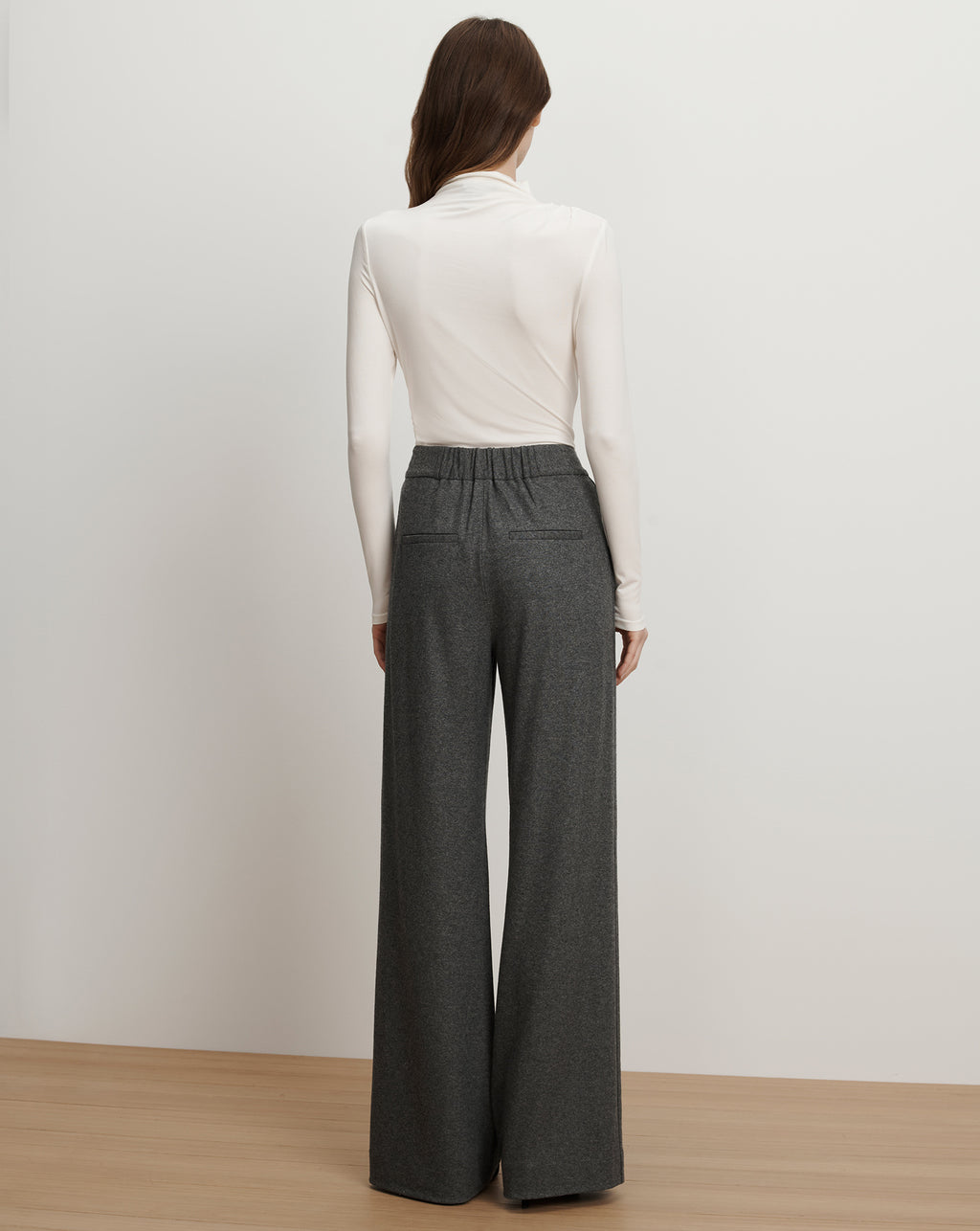 Veronica Beard Mylie Mock-Neck Top - Dove
