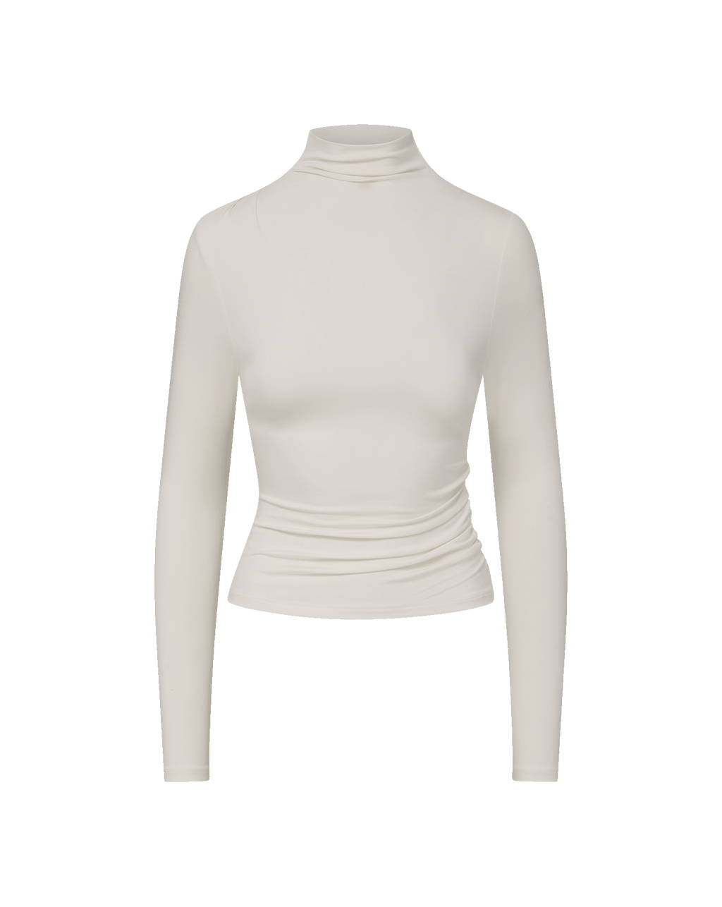 Veronica Beard Mylie Mock-Neck Top - Dove