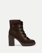 Veronica Beard Reece Lug Bootie - Espresso