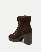Veronica Beard Reece Lug Bootie - Espresso