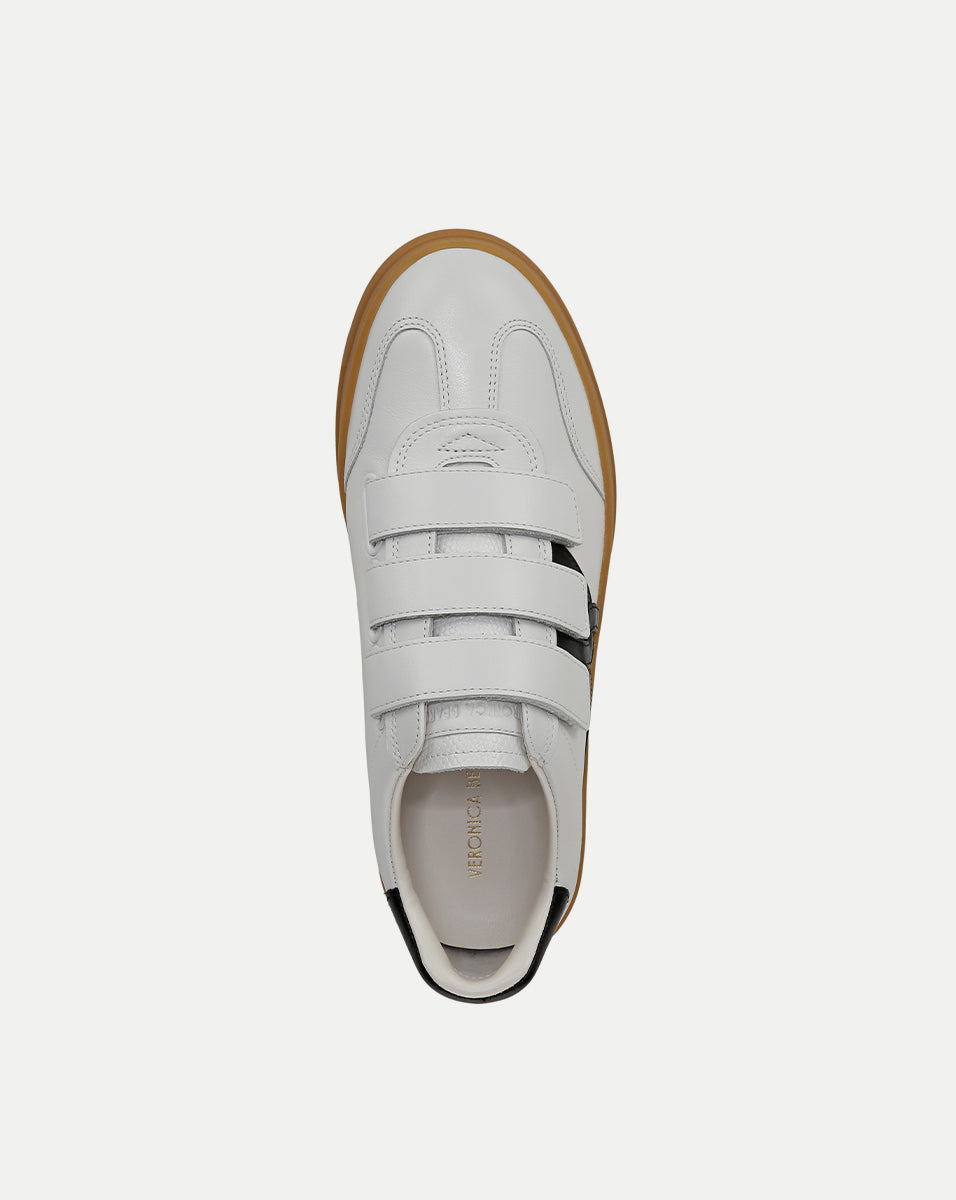 Veronica Beard Reagan Velcro Sneaker - White/Black