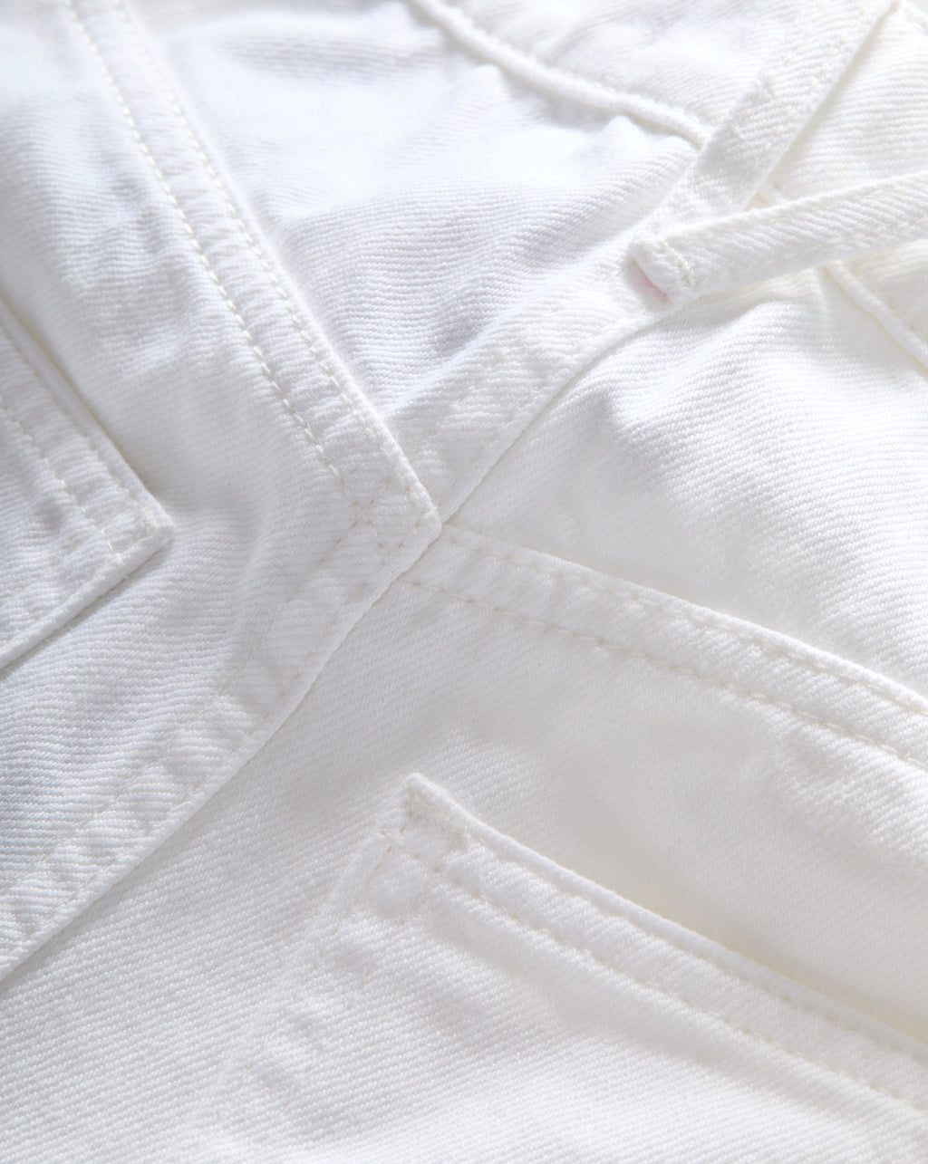 Veronica Beard Timmi Denim Short with Patch Pockets - White