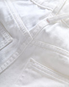 Veronica Beard Timmi Denim Short with Patch Pockets - White