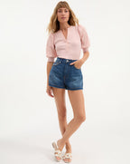 Veronica Beard Timmi Denim Short - Calypso Blue