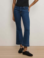 Veronica Beard Blue denim flare jeans.