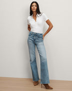 Veronica Beard Kearney Button-Down T-Shirt - White