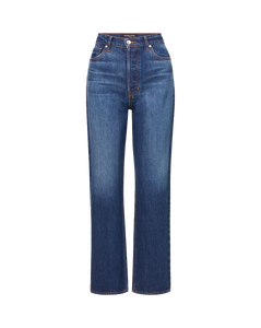 Veronica Beard Daniela Straight-Leg Jean - Bright Blue
