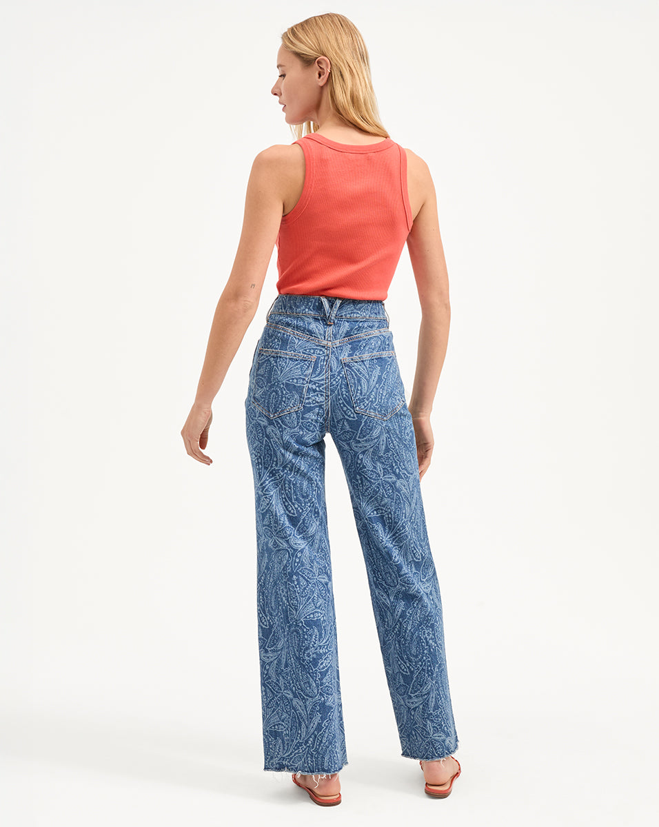 Veronica Beard Birke Scoopneck Tank Top - Persimmon