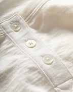 Veronica Beard Harrison Cotton Henley Tank Top - Ecru