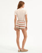Veronica Beard Mulberry Striped Shorts