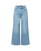 Veronica Beard Taylor Scalloped Wide-Leg Jean - Nova