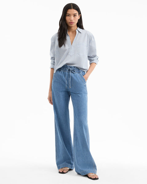 【YOURNUS】Vortex Washing Wide Denim Pants Washed Jeans – LEWKIN - CANADA