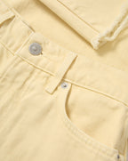 Veronica Beard Taylor Cropped Wide-Leg Jean - Chamomile