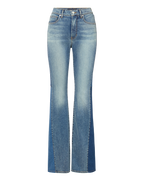 Veronica Beard Beverly Skinny-Flare Jean - Ripple Dust