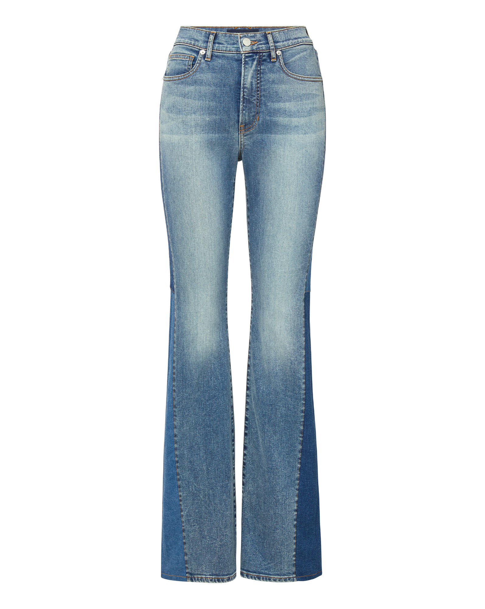 Veronica Beard Beverly Skinny-Flare Jean - Ripple Dust