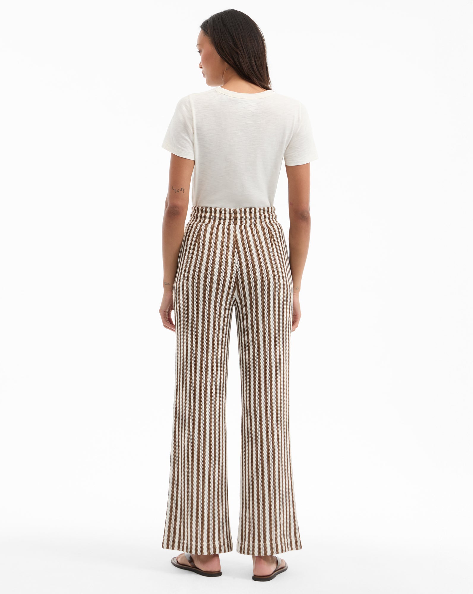 Veronica Beard Zosia Striped Knit Pant