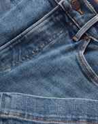 Veronica Beard Carson Kick-Flare Jean - Roadside Blue