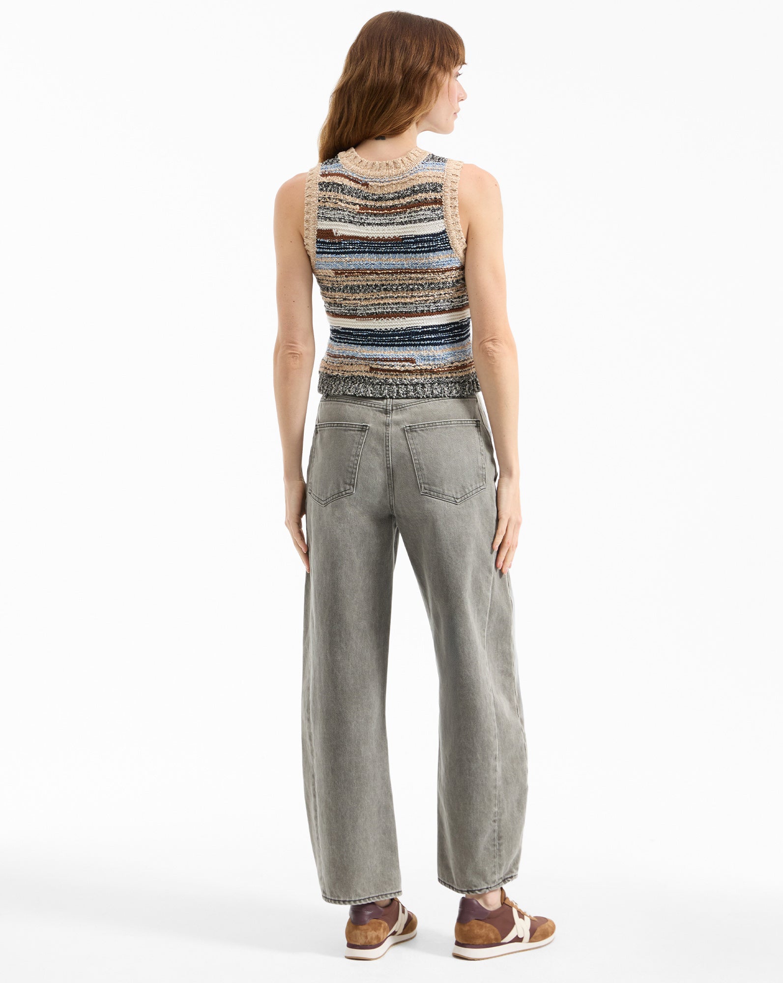 Veronica Beard Ryder Barrel Jean - Volcanic Dust