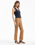 Veronica Beard Carson Kick-Flare Jean - Acorn