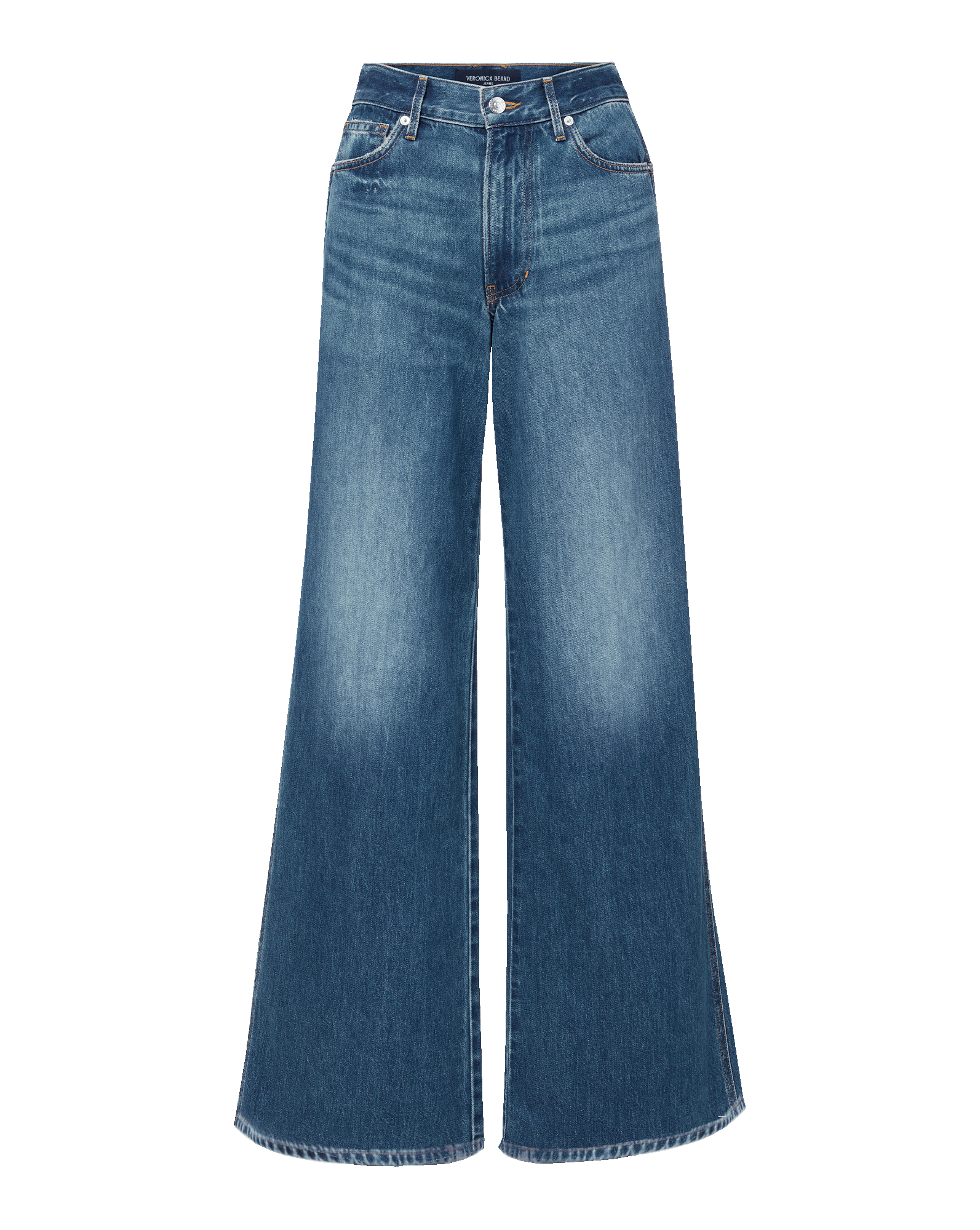 Veronica Beard Kasey Wide-Leg Jean - City Stroll
